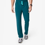 men's Caribbean Blue Natib - Classic Scrub Pants